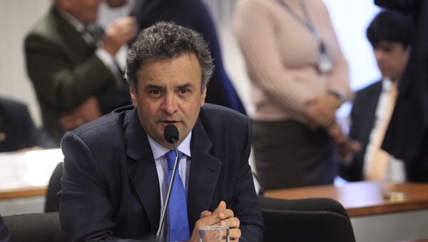 Aécio Neves, líder del Partido de la Social Democracia de Brasil (PSDB) - Sputnik Mundo