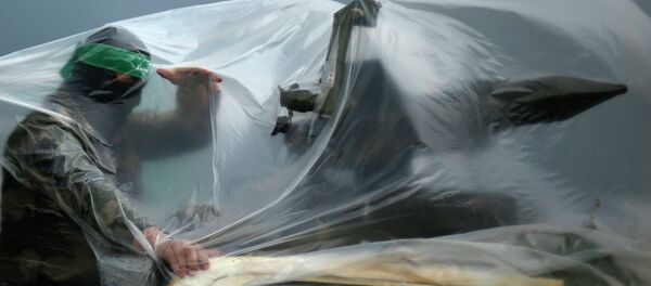 Palestinian member of al-Qassam Brigades, the armed wing of the Hamas movement - Sputnik Mundo