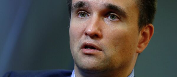 Ukraine's Foreign Minister Pavlo Klimkin - Sputnik Mundo