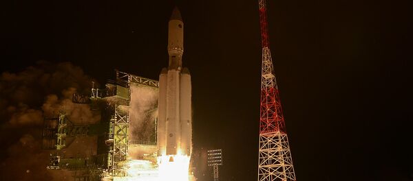 Primer lanzamiento del cohete pesado ruso Angará-A5 (archivo, 2014) - Sputnik Mundo