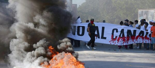 Protestas en Nicaragua contra el canal interoceánico - Sputnik Mundo
