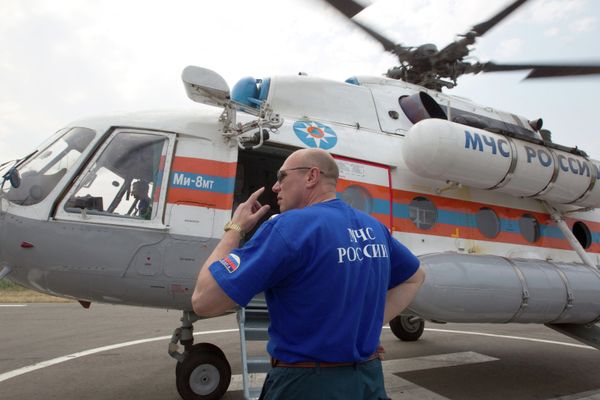 Equipos del Ministerio de Emergencias de Rusia - Sputnik Mundo