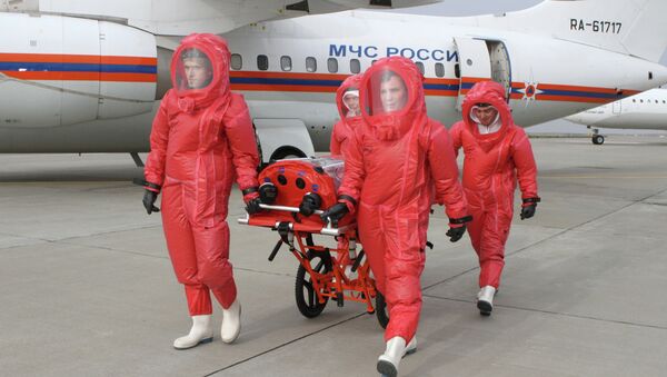 Médicos militares de Rusia instalan un hospital móvil en Guinea (Archivo) Médicos militares de Rusia instalan un hospital móvil en Guinea (Archivo) - Sputnik Mundo