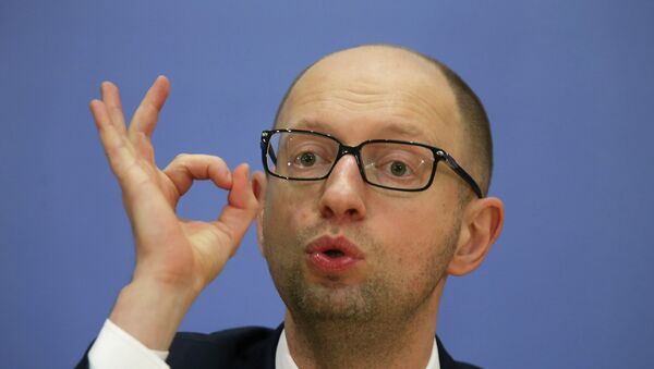 Arseni Yatseniuk, primer ministro de Ucrania - Sputnik Mundo