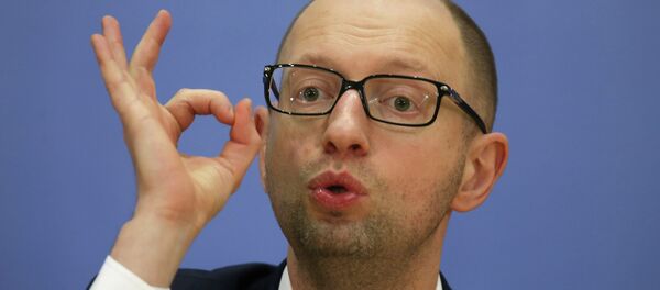 Arseni Yatseniuk, primer ministro de Ucrania - Sputnik Mundo