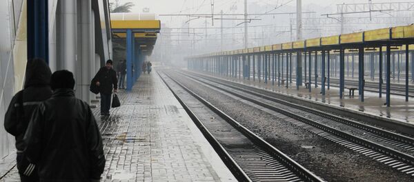 Estación de trenes de Simferopol (Crimea) Estación de trenes de Simferopol (Crimea) - Sputnik Mundo