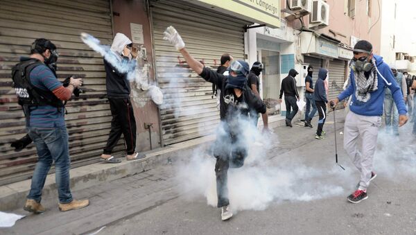 Protesta opositora en Baréin - Sputnik Mundo