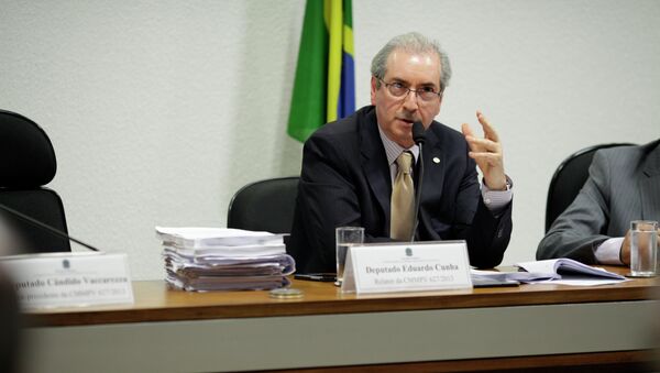 Eduardo Cunha, presidente del Congreso de Brasil - Sputnik Mundo