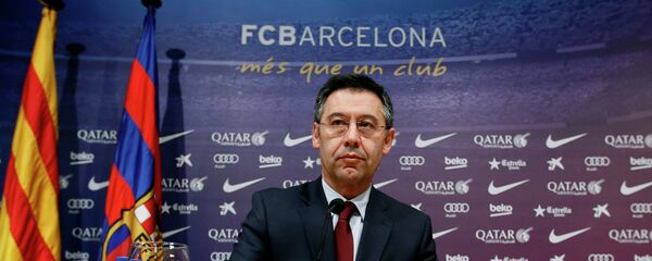 Josep Maria Bartomeu, presidente del Fútbol Club Barcelona - Sputnik Mundo