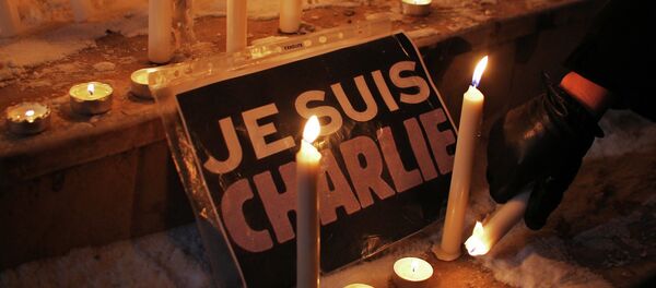Homenaje a las víctimas del ataque contra el semanario Charlie Hebdo - Sputnik Mundo
