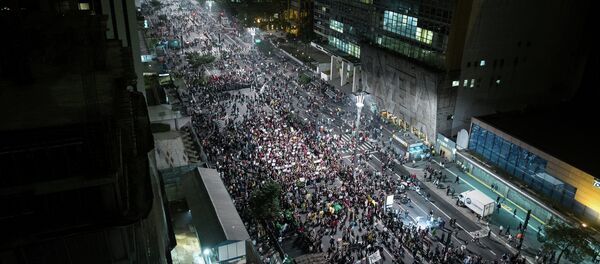 Las protestas del Movimento Passe Livre congregan a cientos en Río de Janeiro y Sao Paulo - Sputnik Mundo