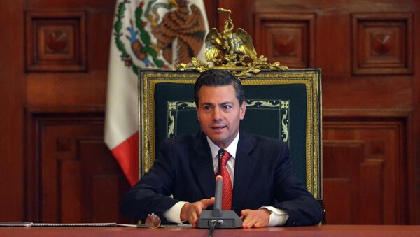 Enrique Peña, presidente de México - Sputnik Mundo