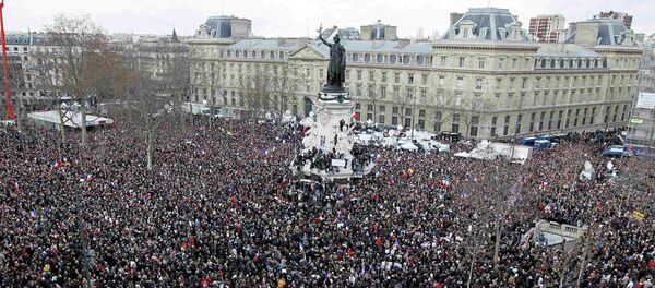 Marcha de la unidad en París - Sputnik Mundo