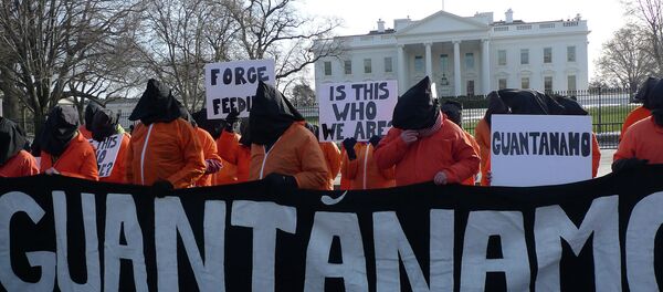 Manifestantes en Washington piden el cierre de Guantánamo - Sputnik Mundo