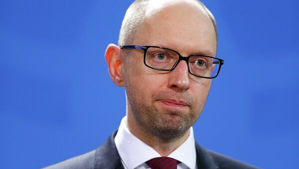 Arseni Yatseniuk, primer ministro de Ucrania - Sputnik Mundo