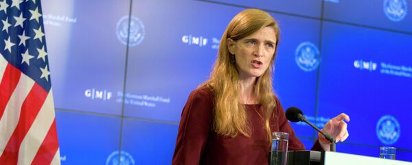 Samantha Power, representante permanente de EEUU ante las Naciones Unidas - Sputnik Mundo