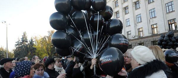 Homenaje a las víctimas de la tragedia de Odesa - Sputnik Mundo