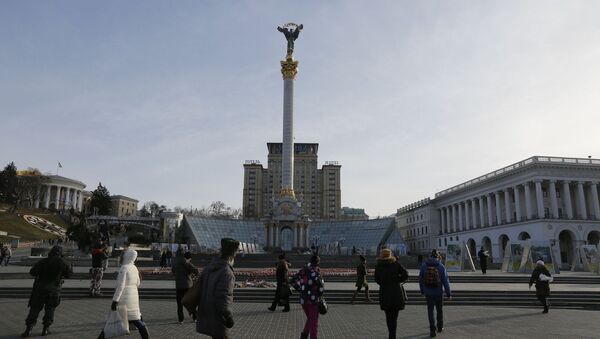 Plaza de la Independencia (Maidán Nezalézhnosti) en Kiev - Sputnik Mundo