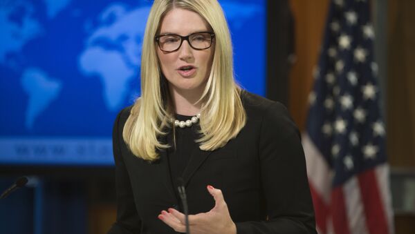 Marie Harf, viceportavoz del Departamento de Estado de EEUU - Sputnik Mundo