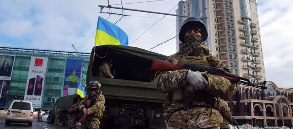 Las tropas especiales en Odesa durante la operación en enero del 2015 - Sputnik Mundo
