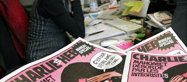 Un número de Charlie Hebdo con caricaturas de Mahoma, puesto a $80.000 en eBay Un número de Charlie Hebdo con caricaturas de Mahoma, puesto a $80.000 en eBay - Sputnik Mundo