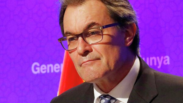 Artur Mas, presidente de Cataluña - Sputnik Mundo