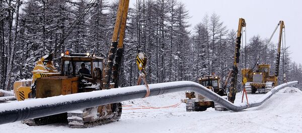 Строительство газопровода - Sputnik Mundo