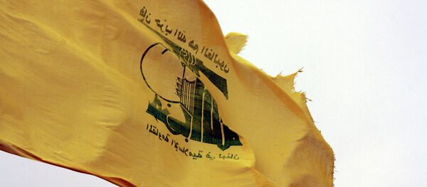 Bandera del grupo chií libanés Hizbulá - Sputnik Mundo