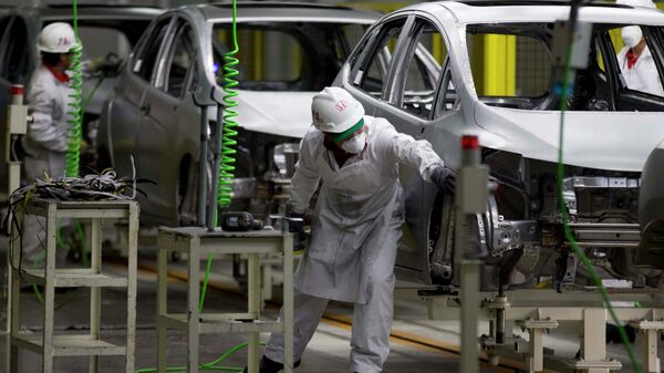 Planta de Honda en la ciudad de Celaya (México) - Sputnik Mundo