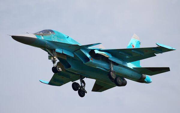 Cazabombardero táctico Su-34 Cazabombardero táctico Su-34 - Sputnik Mundo