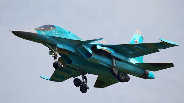 Caza Su-34 - Sputnik Mundo