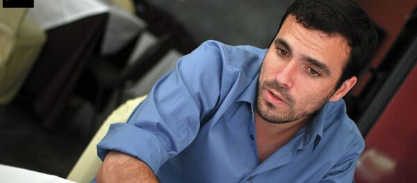 Alberto Garzón, el líder del partido Izquierda Unida y candidato a la presidencia del Gobierno Alberto Garzón, el líder del partido Izquierda Unida y candidato a la presidencia del Gobierno - Sputnik Mundo