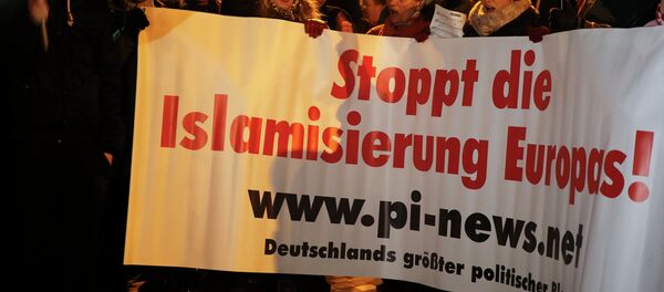 Manifestación antiislamista en Alemania - Sputnik Mundo
