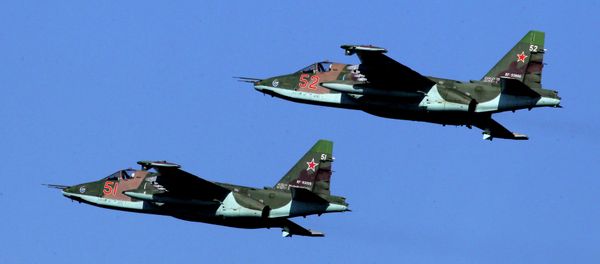 Aviones Su-25 'Grach' Aviones Su-25 'Grach' - Sputnik Mundo