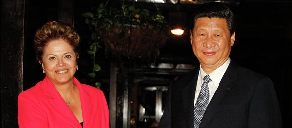 Dilma Rousseff , Xi Jinping - Sputnik Mundo