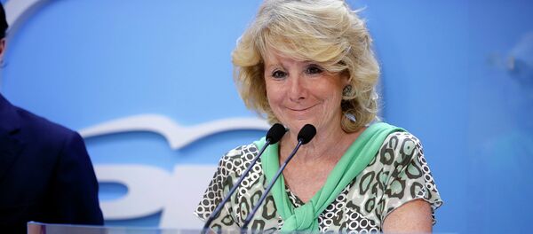 Esperanza Aguirre, expresidenta del Partido Popular en Madrid (PP) - Sputnik Mundo