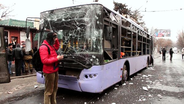 Parada de transporte en Donetsk - Sputnik Mundo