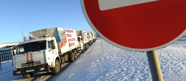 Convoy humanitario para Donbás - Sputnik Mundo