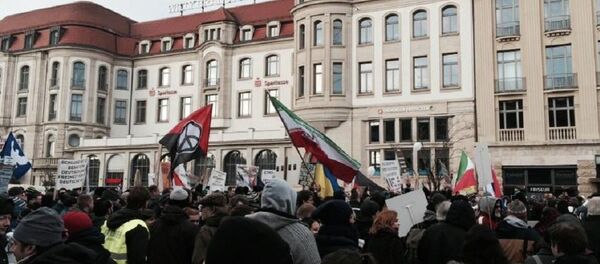 Celebran en Alemania una protesta contra la ‘americanización de Occidente’ Celebran en Alemania una protesta contra la ‘americanización de Occidente’ - Sputnik Mundo