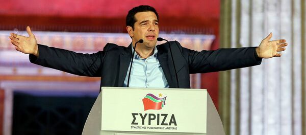 Alexis Tsipras, líder de Syriza - Sputnik Mundo