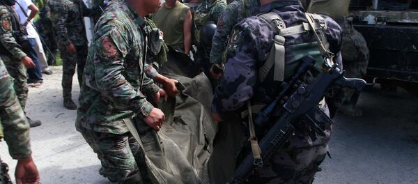 La policía filipina - Sputnik Mundo