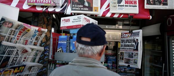 Titulares de la prensa sobre los resultados de las elecciones parlamentarias en Atenas Titulares de la prensa sobre los resultados de las elecciones parlamentarias en Atenas - Sputnik Mundo