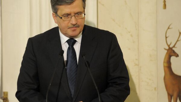Bronislaw Komorowski, presidente de Polonia Bronislaw Komorowski, presidente de Polonia - Sputnik Mundo