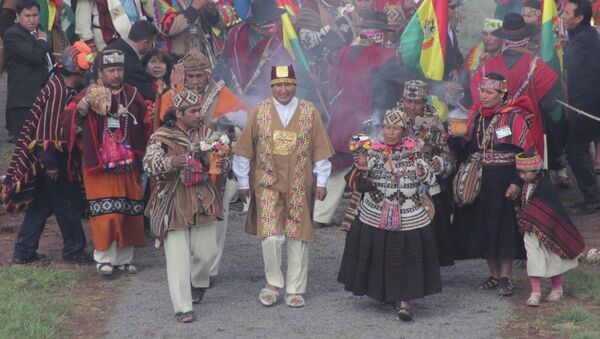 Evo Morales, presidente de Bolivia - Sputnik Mundo