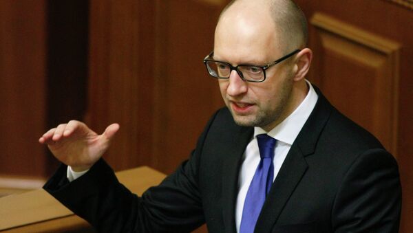 Arseni Yatseniuk, primer ministro de Ucrania - Sputnik Mundo