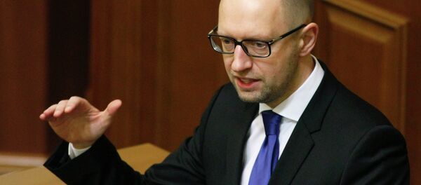 Arseni Yatseniuk, primer ministro de Ucrania - Sputnik Mundo