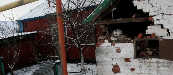 Aftermath of Donetsk shelling by Ukrainian army - Sputnik Mundo