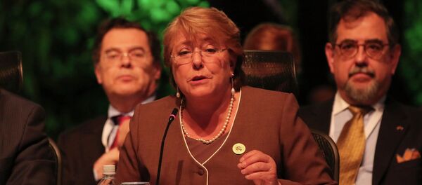 Michele Bachelet, presidenta de Chile - Sputnik Mundo