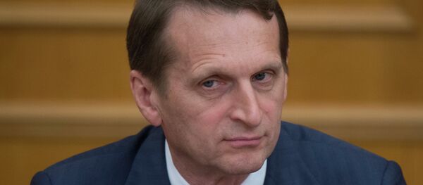 Serguéi Narishkin, presidente de la Duma de Estado de Rusia - Sputnik Mundo
