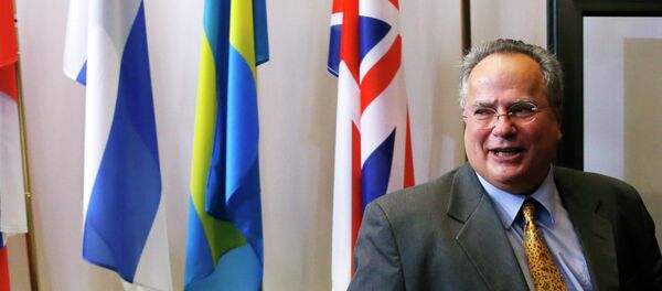 Nikos Kotzias, ministro de Asuntos Exteriores de Grecia - Sputnik Mundo